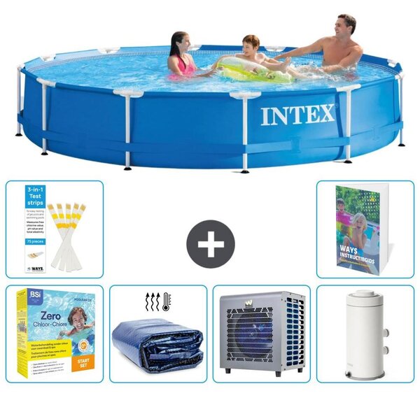 Piscina fuori terra a struttura - 366x76 cm - 5 pezzi - Modello S157
