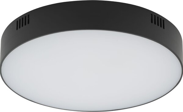 Plafoniera LED rotonda ROUND bianco e nero 35W, bianco caldo 2700 lm, plastica, dimensioni: 4x21x21 cm, IP20, Nowodvorski Lighting
