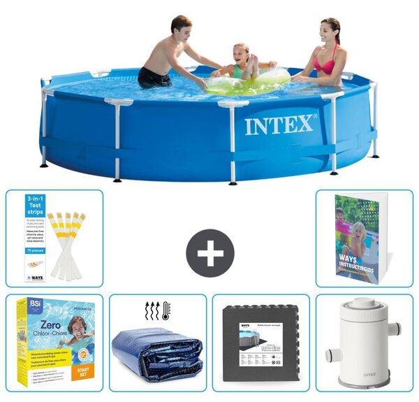 Piscina autoportante rettangolare - 305x76 cm - 5 pezzi - Modello S111