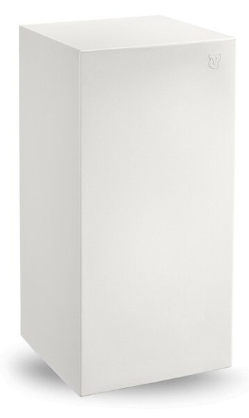 Pouf Blok in polietilene ALTO per interno ed Esterno Dimensioni 42x42xh 85 cm dalle molteplici funzionalit� colore Bianco Perla