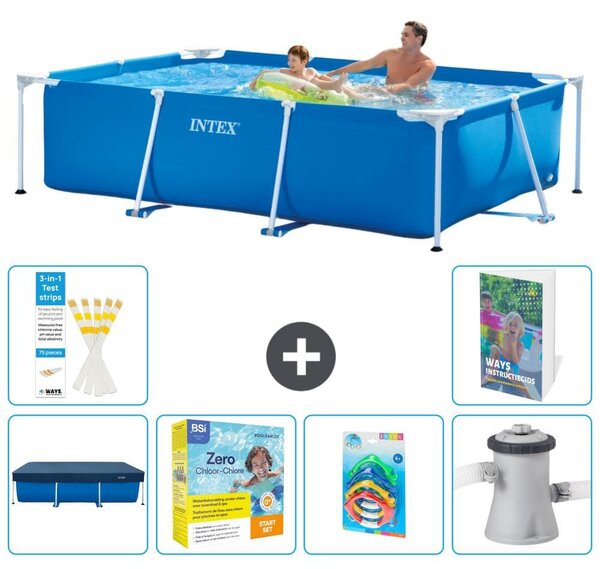 Piscina fuori terra rettangolare - 260x160x65 cm - 5 pezzi - Modello S57