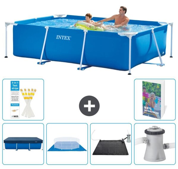 Piscina fuori terra rettangolare - 260x160x65 cm - 5 pezzi, modello S40