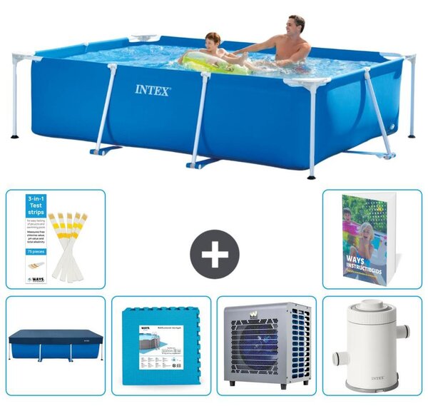 Piscina fuori terra rettangolare - 260x160x65 cm - composta da 5 elementi, modello S116