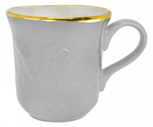 Mug in Ceramica - Set 4 pz - Preta Oro - Arcucci Grigio