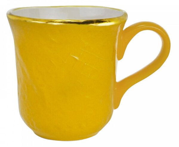 Mug in Ceramica - Set 4 pz - Preta Oro - Arcucci Giallo