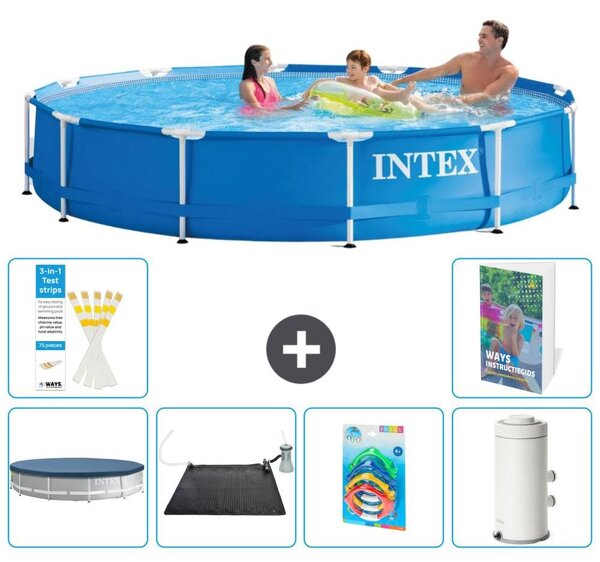 Piscina autoportante rettangolare - 366x76 cm - composta da 5 parti - modello S118