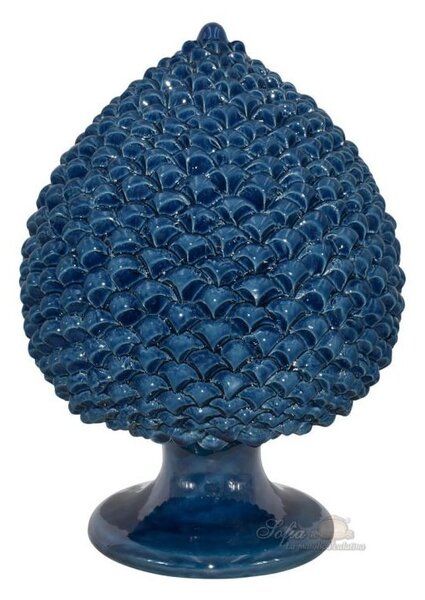 Pigna Artigianale Blu Integrale - Ceramiche Sofia Caltagirone