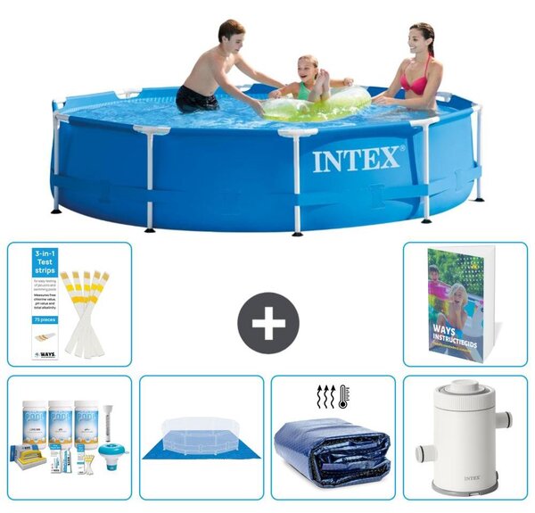 Piscina autoportante rettangolare - 305x76 cm - 5 pezzi - Modello S115