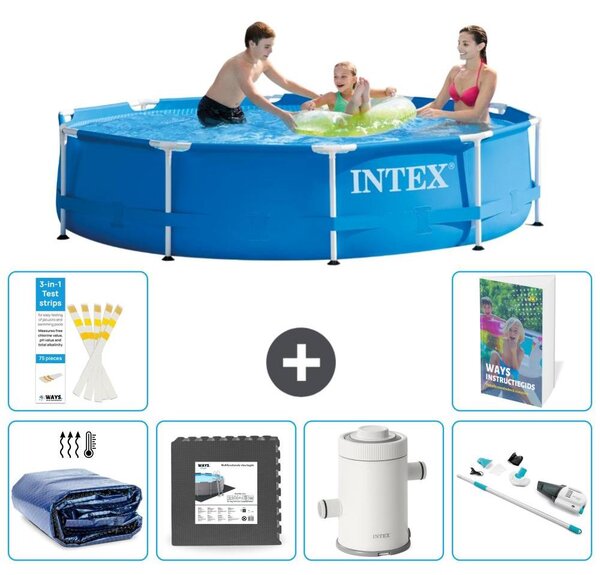Piscina autoportante rettangolare - 305x76 cm - 5 pezzi - Modello S141
