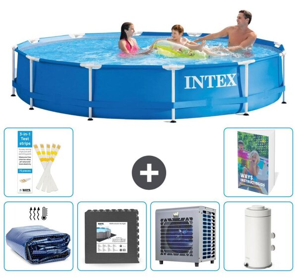 Piscina fuori terra a struttura - 366x76 cm - 5 pezzi - Modello S16