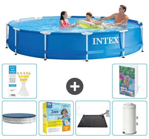 Piscina fuori terra a struttura - 366x76 cm - 5 pezzi - Modello S103