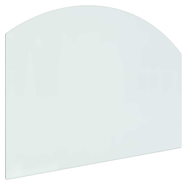 Piastra in vetro per camino Trasparente 80 x 60 cm Vetro