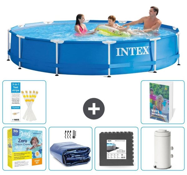 Piscina fuori terra a struttura - 366x76 cm - 5 pezzi - Modello S111