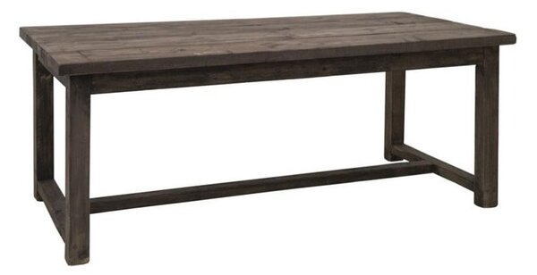Tavolo in Legno di Recupero Finitura Brunita