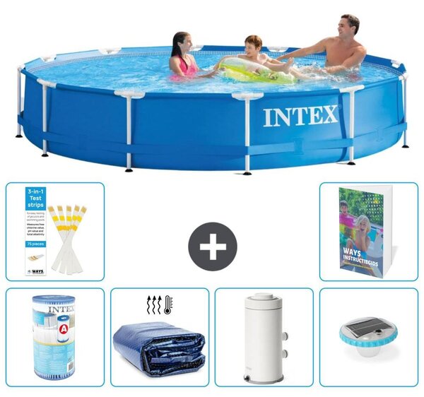Piscina fuori terra a struttura - 366x76 cm - 5 pezzi - Modello S101