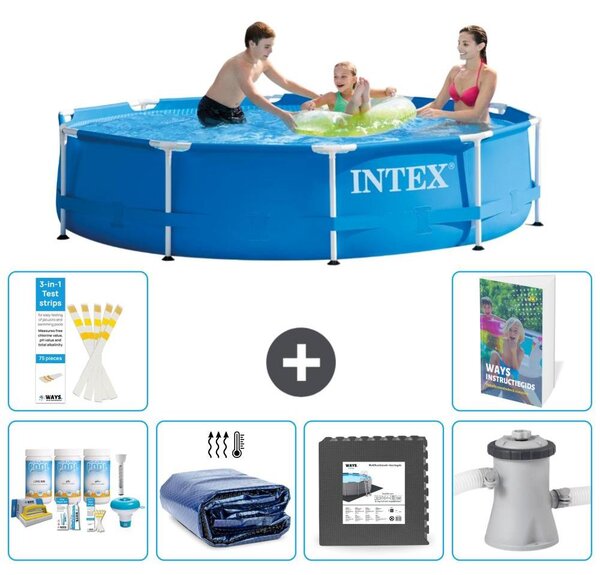 Piscina autoportante rettangolare - 305x76 cm - 5 pezzi - Modello S59