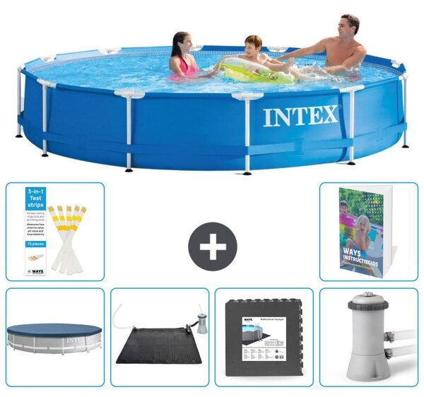 Piscina fuori terra a struttura - 366x76 cm - 5 pezzi - Modello S21