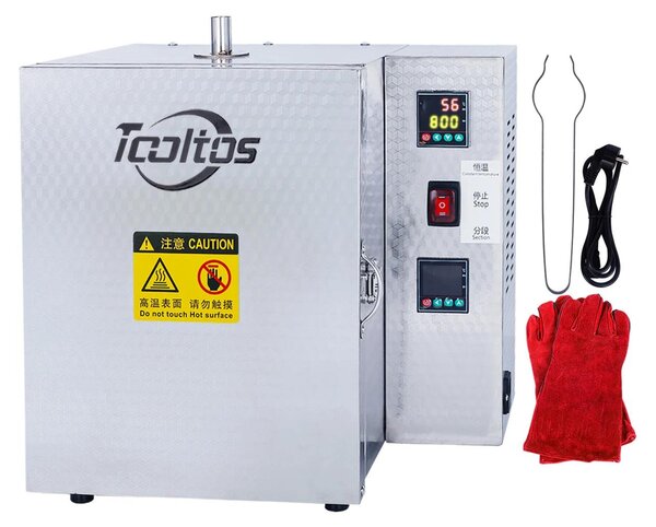 Fornace per fusione di gioielli - Forno 2-in-1 - 220 V - Alta temperatura - Forno di fusione - Cottura di stampi - Modalità continua e a segmenti