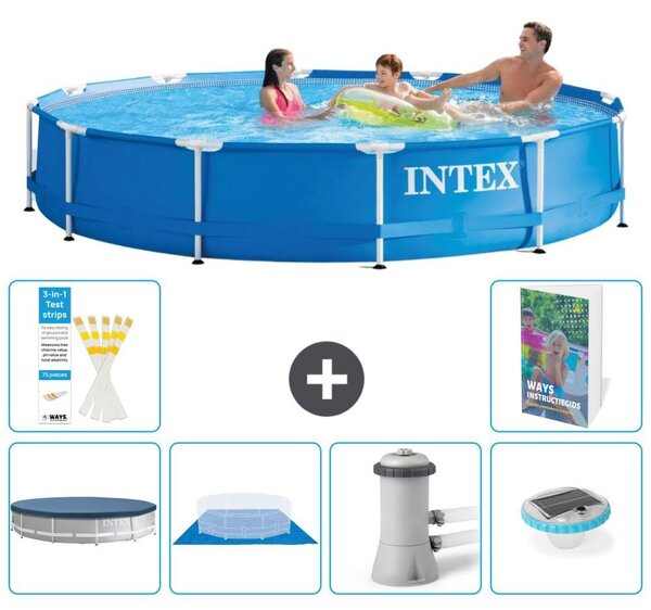 Piscina autoportante rettangolare - 366x76 cm - composta da 5 parti - modello S74