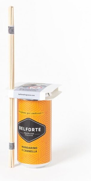 Diffusore in Lattina con Bastoncini 440 ml Belforte - Mandarino e