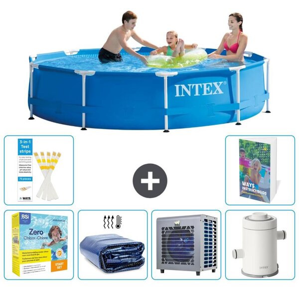 Piscina autoportante rettangolare - 305x76 cm - 5 pezzi - Modello S157