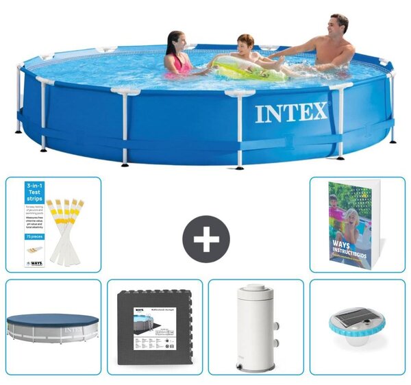 Piscina autoportante rettangolare - 366x76 cm - composta da 5 parti - modello S138
