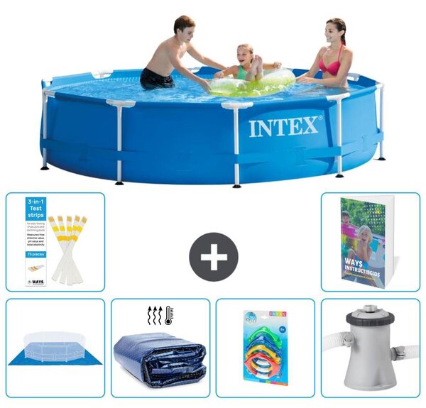 Piscina autoportante rettangolare - 305x76 cm - composta da 5 parti - modello S46