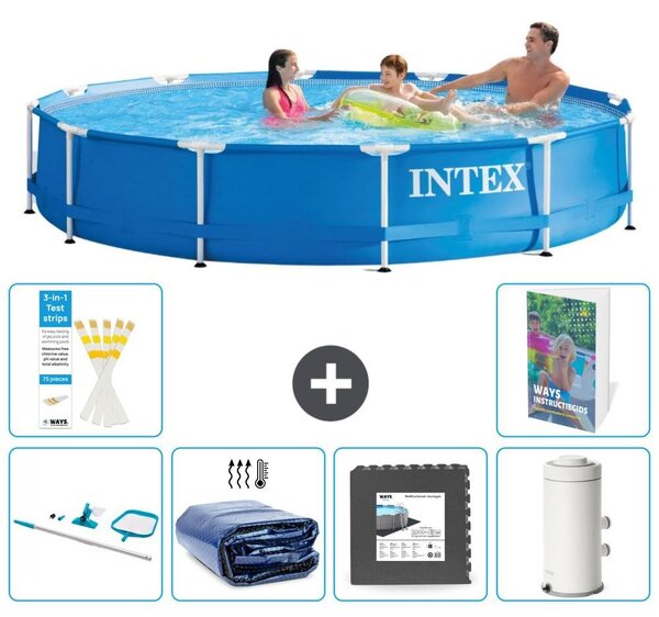 Piscina autoportante rettangolare - 366x76 cm - composta da 5 parti - modello S43