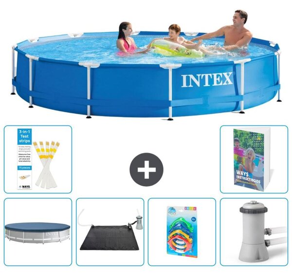Piscina fuori terra a struttura - 366x76 cm - 5 pezzi - Modello S37