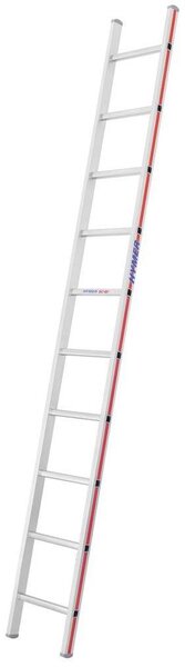 Scala a pioli Hymer, 10 pioli, lunghezza 2,90 m, altezza di sbraccio 3,83 m, peso 4,6 kg