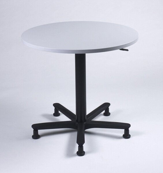 Tavolo a colonna St08 Grigio/Nero