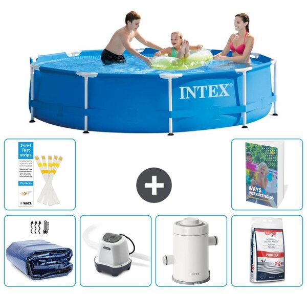 Piscina autoportante rettangolare - 305x76 cm - 5 pezzi - Modello S155
