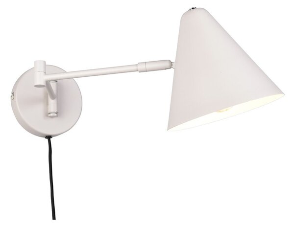 Lampada da parete avorio con alimentazione a corrente con struttura flessibile ø 15 cm Cosima – Trio