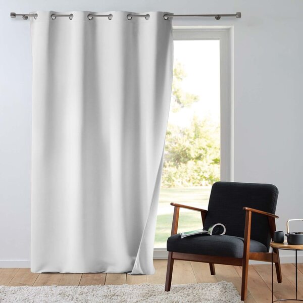 Tenda termoisolante bianca in microfibra 135x260 cm Micropolar – douceur d'intérieur
