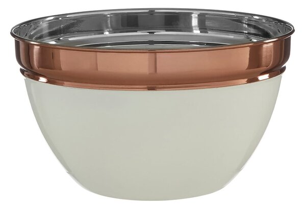Ciotola in acciaio inox in rame e beige ø 18 cm Prescott - Premier Housewares