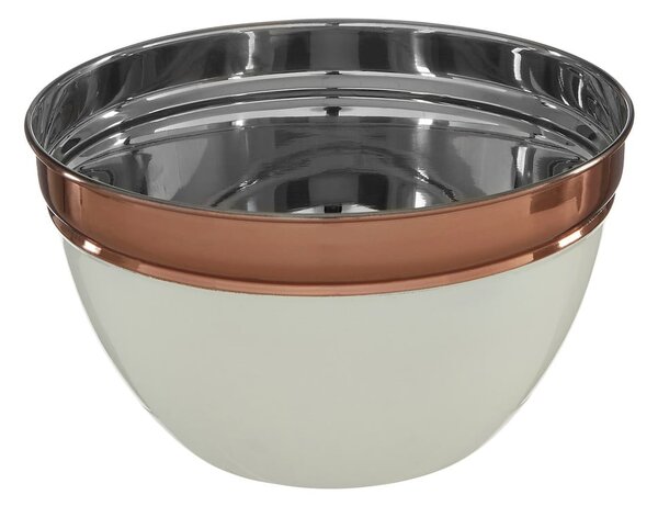 Ciotola in acciaio inox in rame e beige ø 18 cm Prescott - Premier Housewares