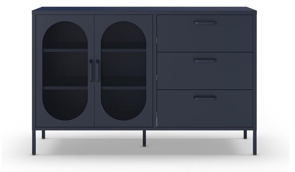 Cassettiera blu scuro 140x90 cm Diora - Marckeric