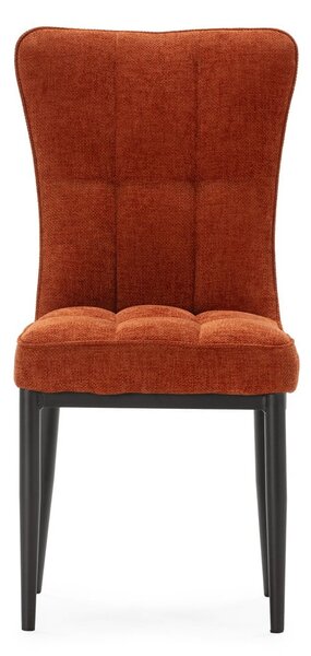 Sedie da pranzo in set color terracotta 2 pz Damon – Marckeric
