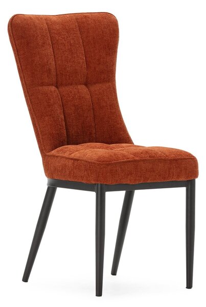 Sedie da pranzo in set color terracotta 2 pz Damon – Marckeric