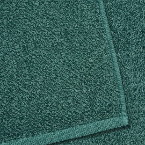 Asciugamano con asciugatura rapida e tipo terry verde scuro in cotone 50x85 cm Quick Dry – Catherine Lansfield
