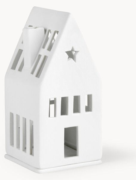 Portalumino in porcellana Living, alt. 13 cm