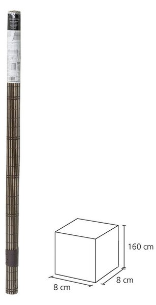 Tenda a rullo in bambù marrone scuro 160x180 cm Natural Life - Casa Selección