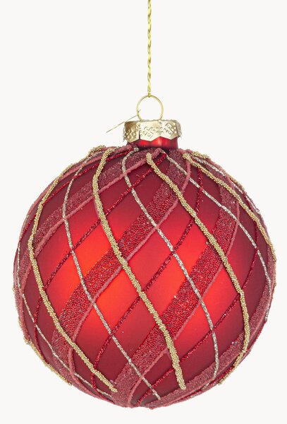 Set di 8 palline di Natale Twist