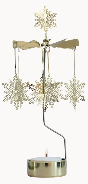 Portacandelina natalizio Snowstar, girevole