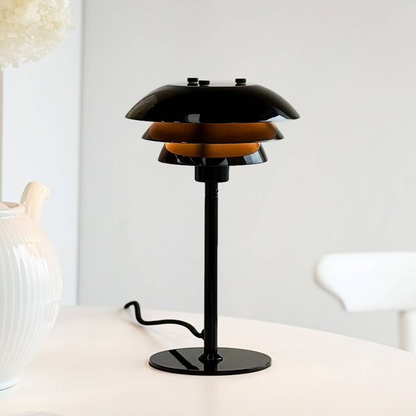 Dyberg Larsen Lampada da tavolo SIXTEEN, Nero, Soggiorno / Sala da pranzo, Metallo, Scandinavo, Lampada da tavolo
