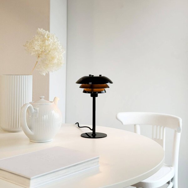 Dyberg Larsen Lampada da tavolo SIXTEEN, Nero, Soggiorno / Sala da pranzo, Metallo, Scandinavo, Lampada da tavolo