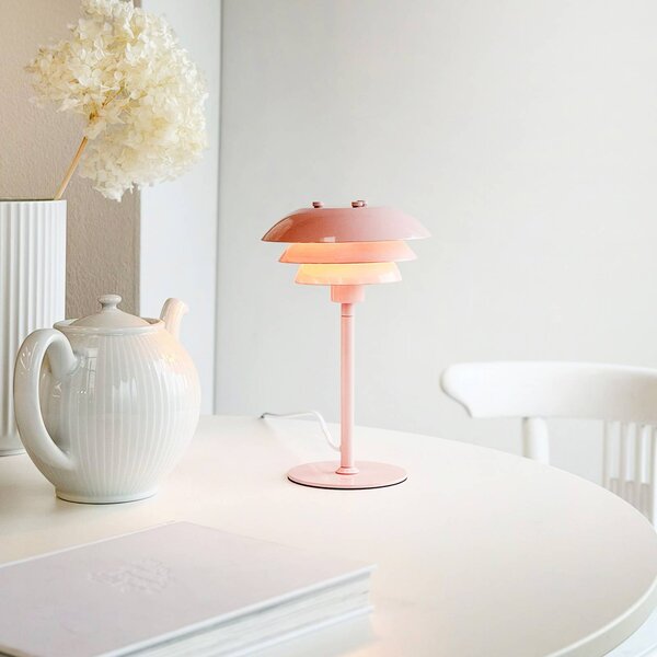 Dyberg Larsen Lampada da tavolo SIXTEEN, Violetto / Fucsia / Rosa, Soggiorno / Sala da pranzo, Metallo, Scandinavo, Lampada da tavolo