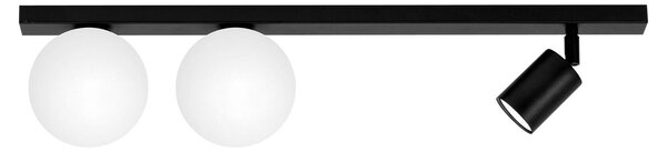 Lampada a sospensione SWING bianco e nero 3xGU10x15W in metallo, dimensioni: 12x64x14 cm, IP20, Kaja