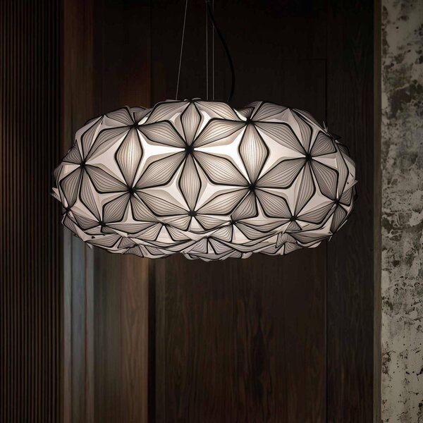 Slamp Lampada a sospensione C'EST LA VIE, dimmerabile, Nero, Soggiorno / Sala da pranzo, Plastica, Design, Lampada a sospensione