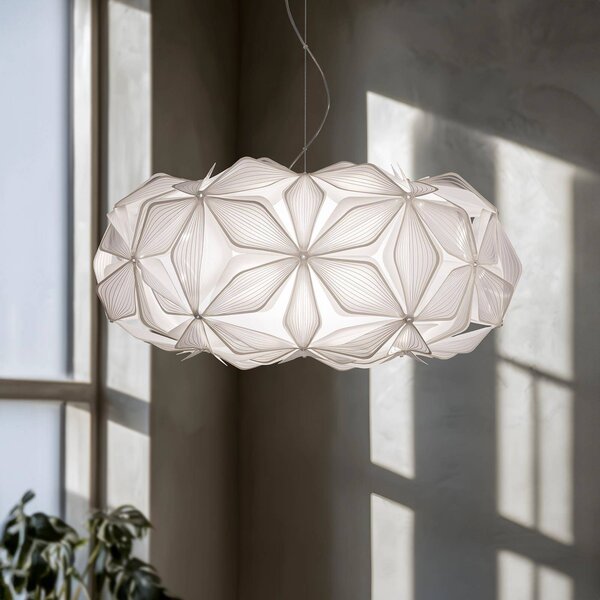 Slamp Lampada a sospensione C'EST LA VIE, dimmerabile, Bianco / Opale, Soggiorno / Sala da pranzo, Plastica, Design, Lampada a sospensione